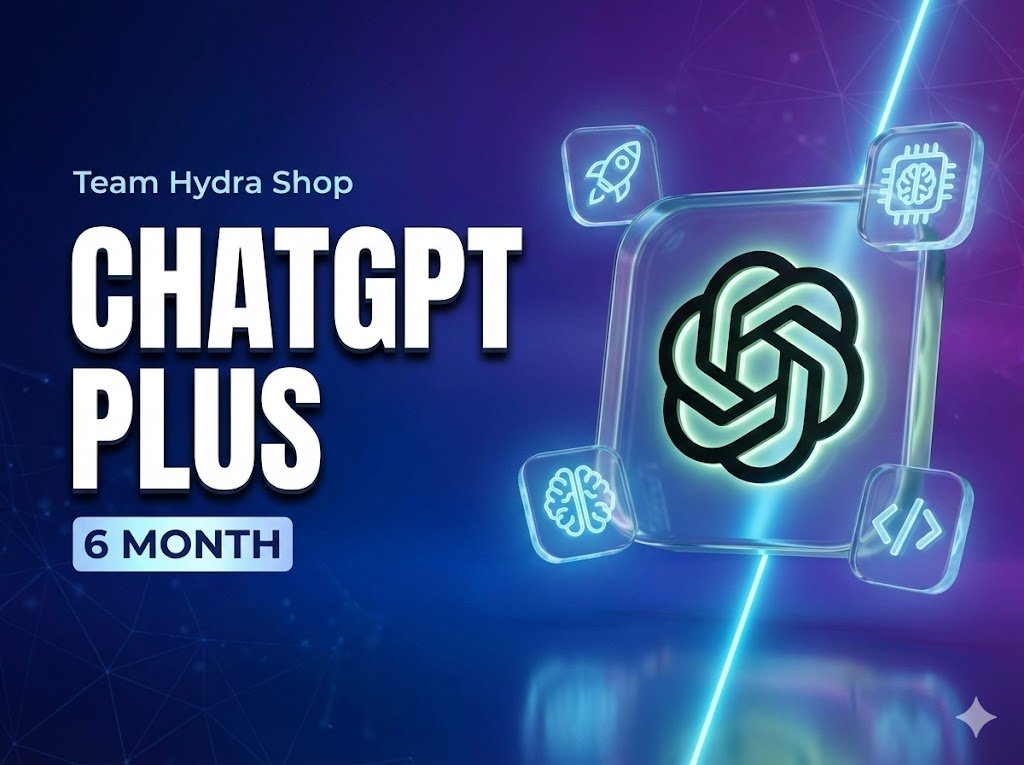 ChatGPT Plus – 6 Months Official Subscription (Personal Email Activation)